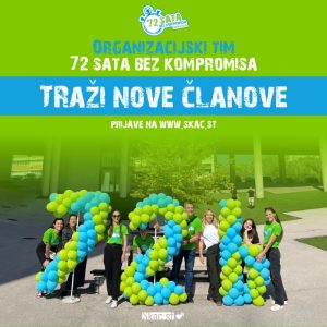Read more about the article Organizacijski tim 72 sata bez kompromisa traži nove članove!